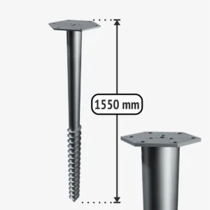 Skruvpali pamati M1550