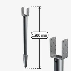 Skruvpali pamati U1300