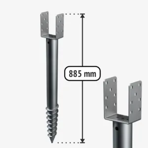 Skruvpali pamati U885