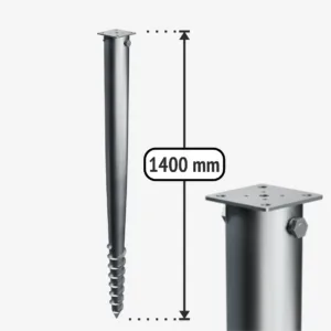 Skruvpali pamati G1400