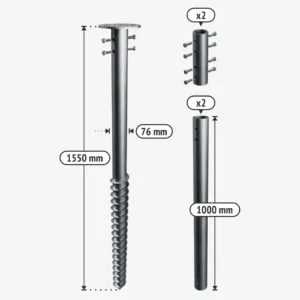 M3550 skruvpali pamati