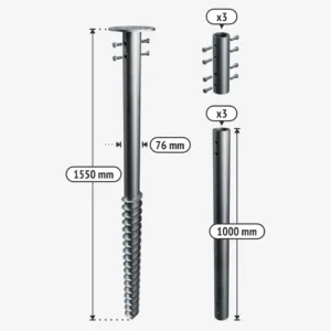 M4550 skruvpali pamati